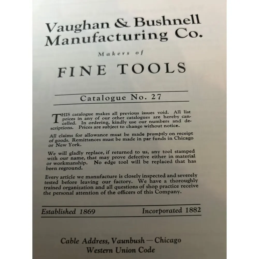 Vaughn Bushnell product vintage